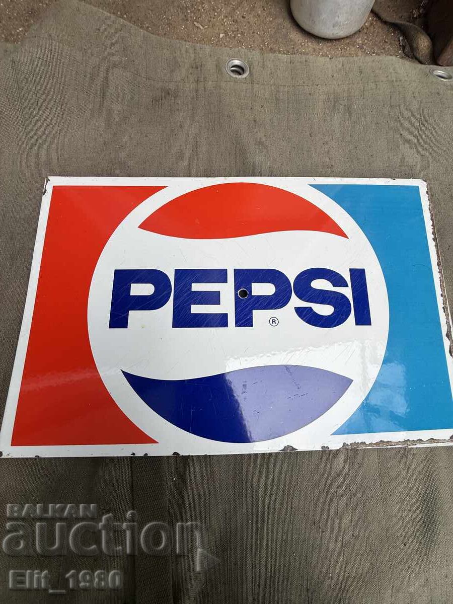 Εμαγιέ πινακίδα Pepsi - 5