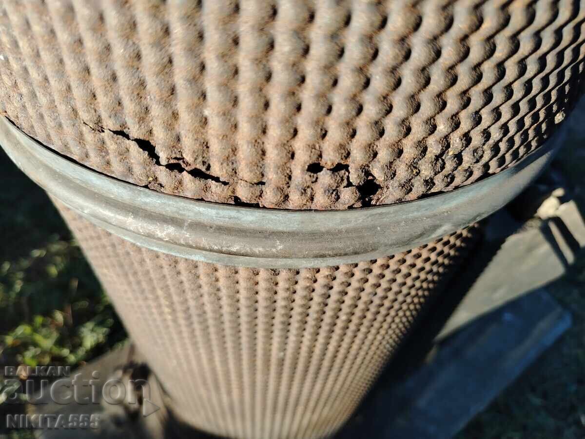 Old beautiful cast iron column stove - Vienna/Austria 1900 - 6 Old beautiful cast iron column stove - Vienna/Austria 1900 - 6