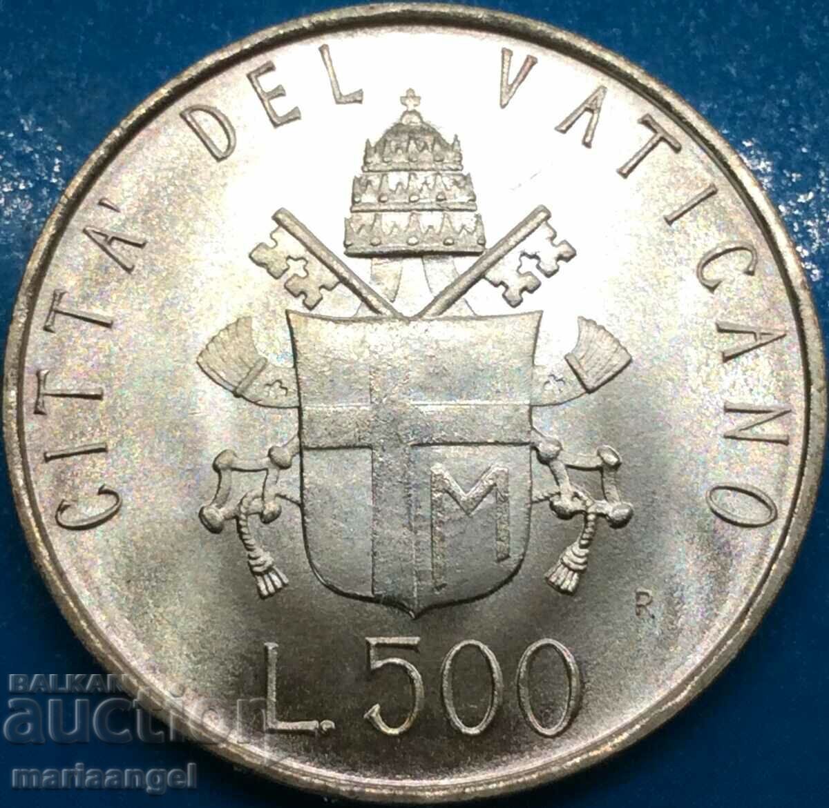 Delivery of 500 lira 1981 Vatican John Paul II silver Delivery of 500 lira 1981 Vatican John Paul II silver