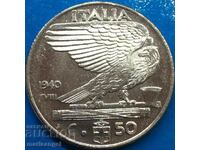 50 centesimi 1940 Italia Vultur - fascism