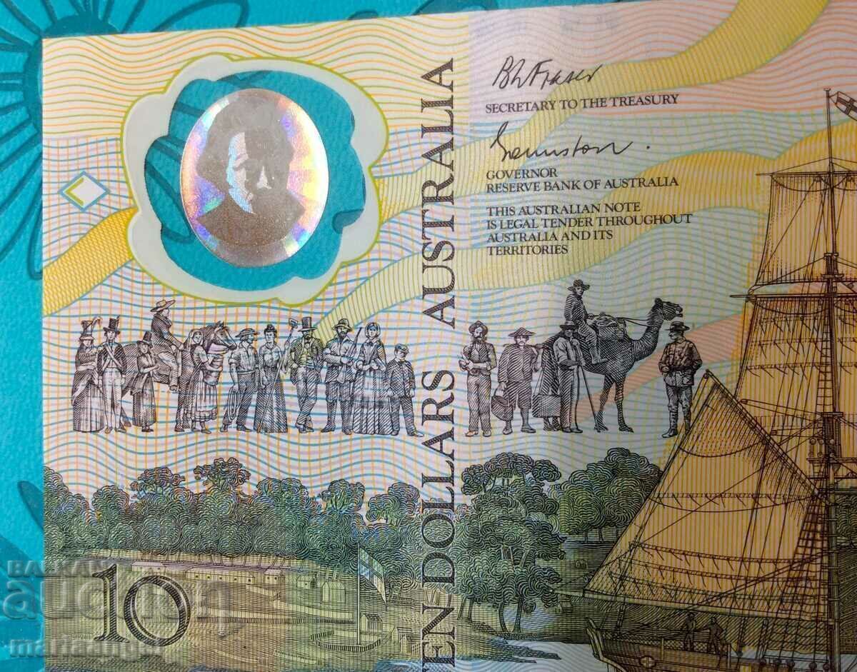 Livrarea Australia $10 1988 Elizabeth II Bancnotă UNC