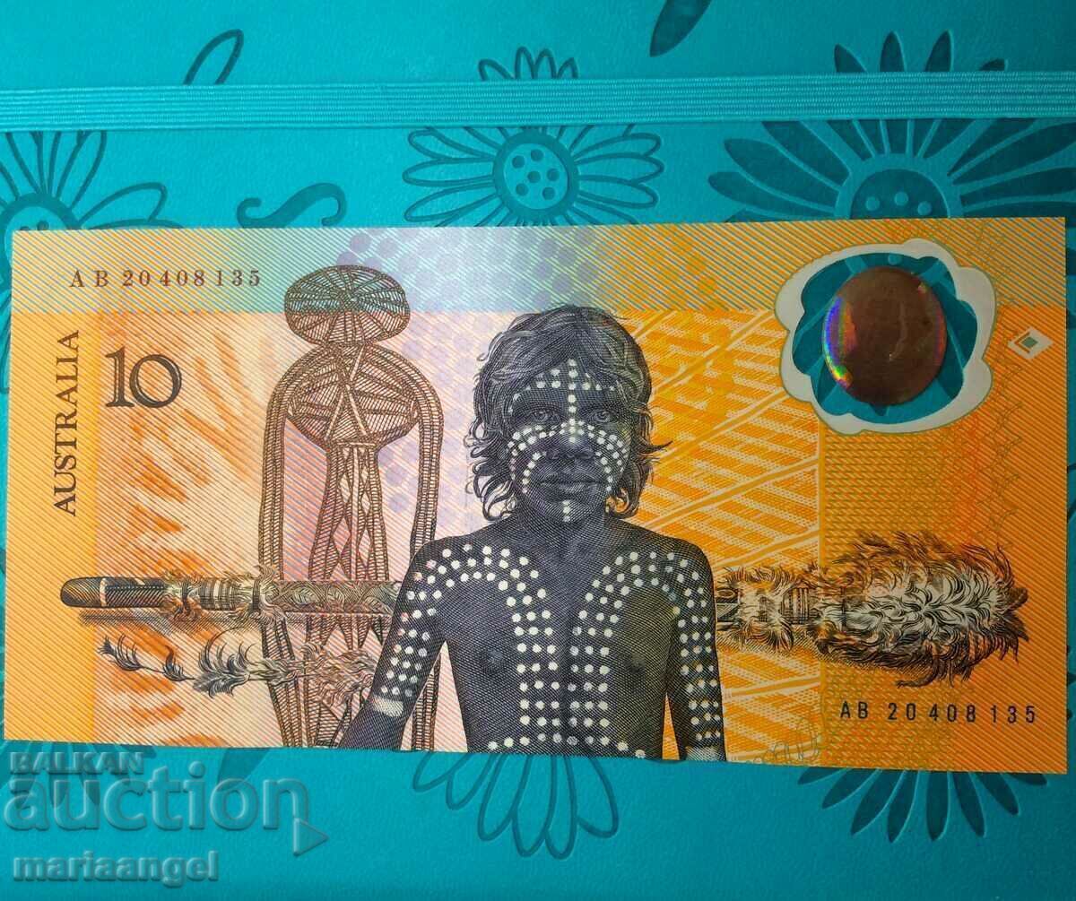 Австралия 10 долара 1988 Елизавета II банкнот UNC