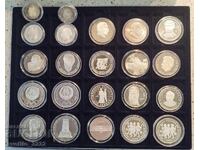 Колекция сребро 1963-1990 62 бр