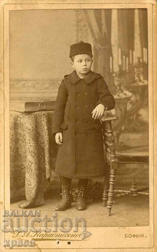 OLD PHOTOGRAPH - CARDBOARD - D. KARASTOYANOV – SOFIA - M1116