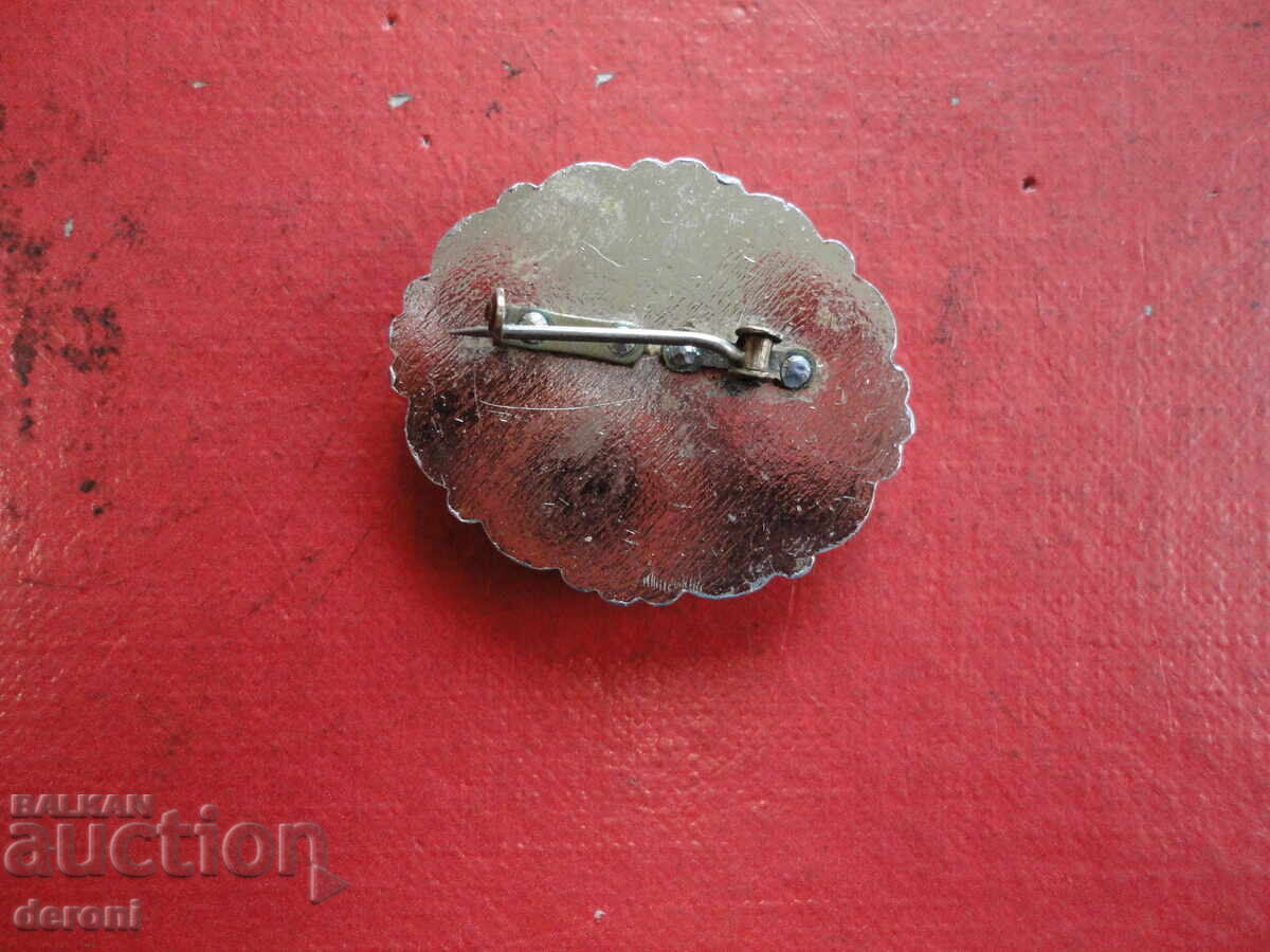 Delivery of Gold-plated brooch amber catalin 10