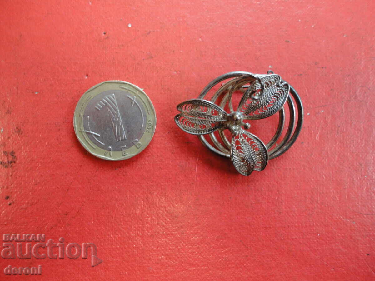 Broșă superbă filigran
