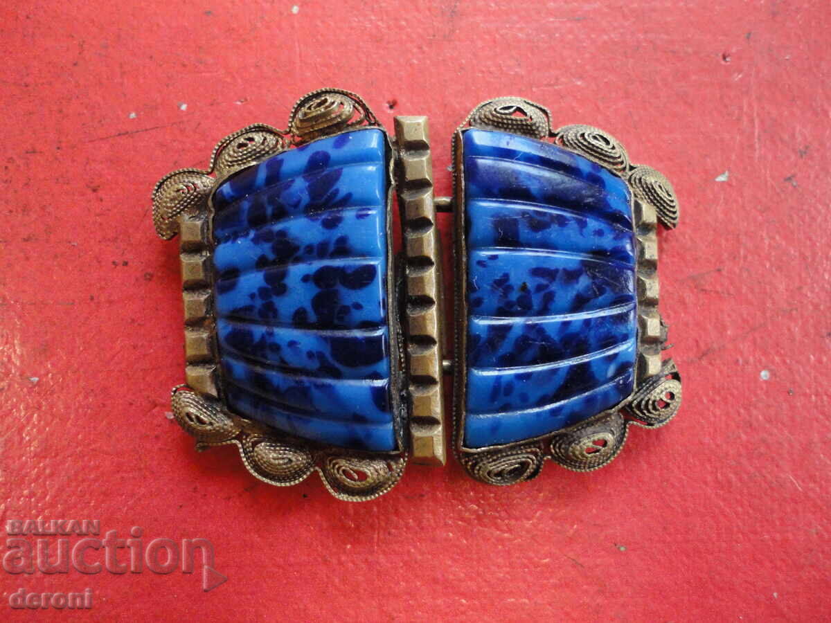 Gilded belt buckle with stones with price 40.00 BGN | € 20.45