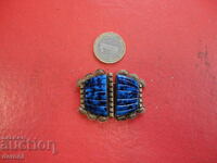 Επιχρυσωμένη πόρπη παφτιού με πέτρες