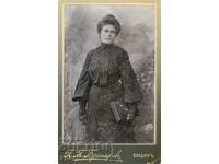 СТАРА ФОТОГРАФИЯ - КАРТОН - П.БРЪСНАРОВ – ВИДИН - М1225