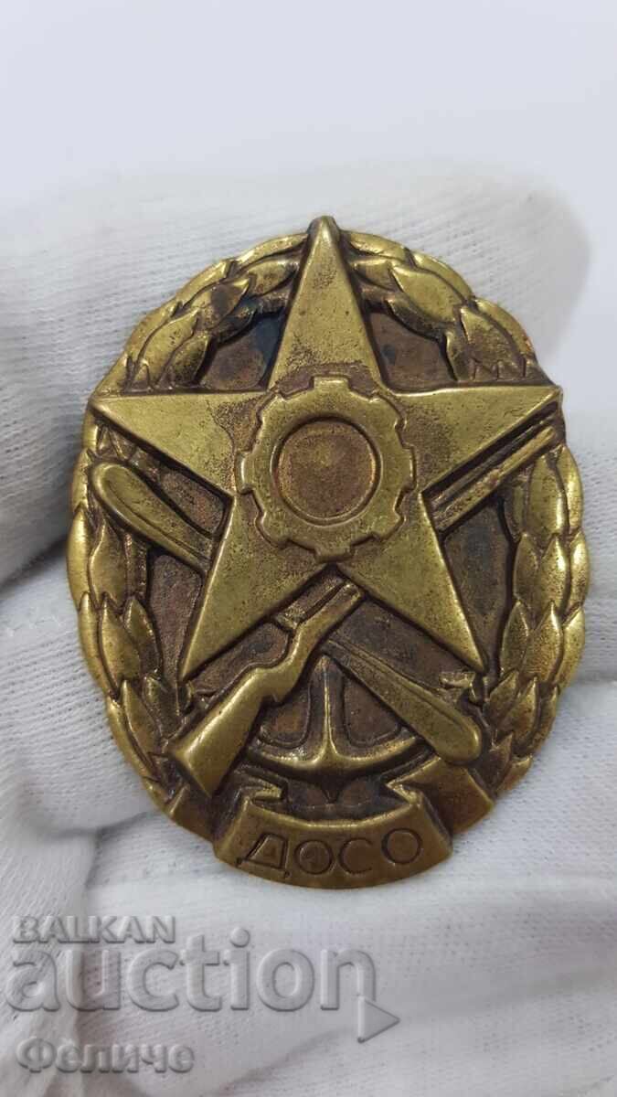 Semn rar timpuriu, insignă Dosso 1960 - 1970