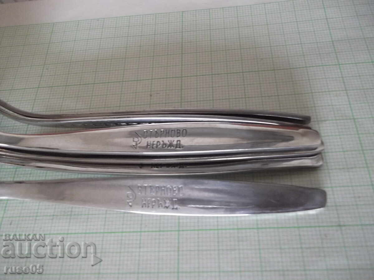 Λοτ από 6 τμχ. πιρούνια από "☭ Β. Τύρνοβο" από την σοσιαλιστική εποχή - 6