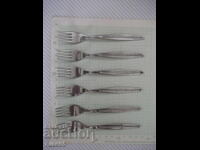 Lot de 6 furculițe din "☭ V. Tărnovo" din epoca socialistă