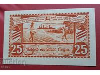 Bancnota-Germania-Saxonia-Heim-25 Pfennig 1921