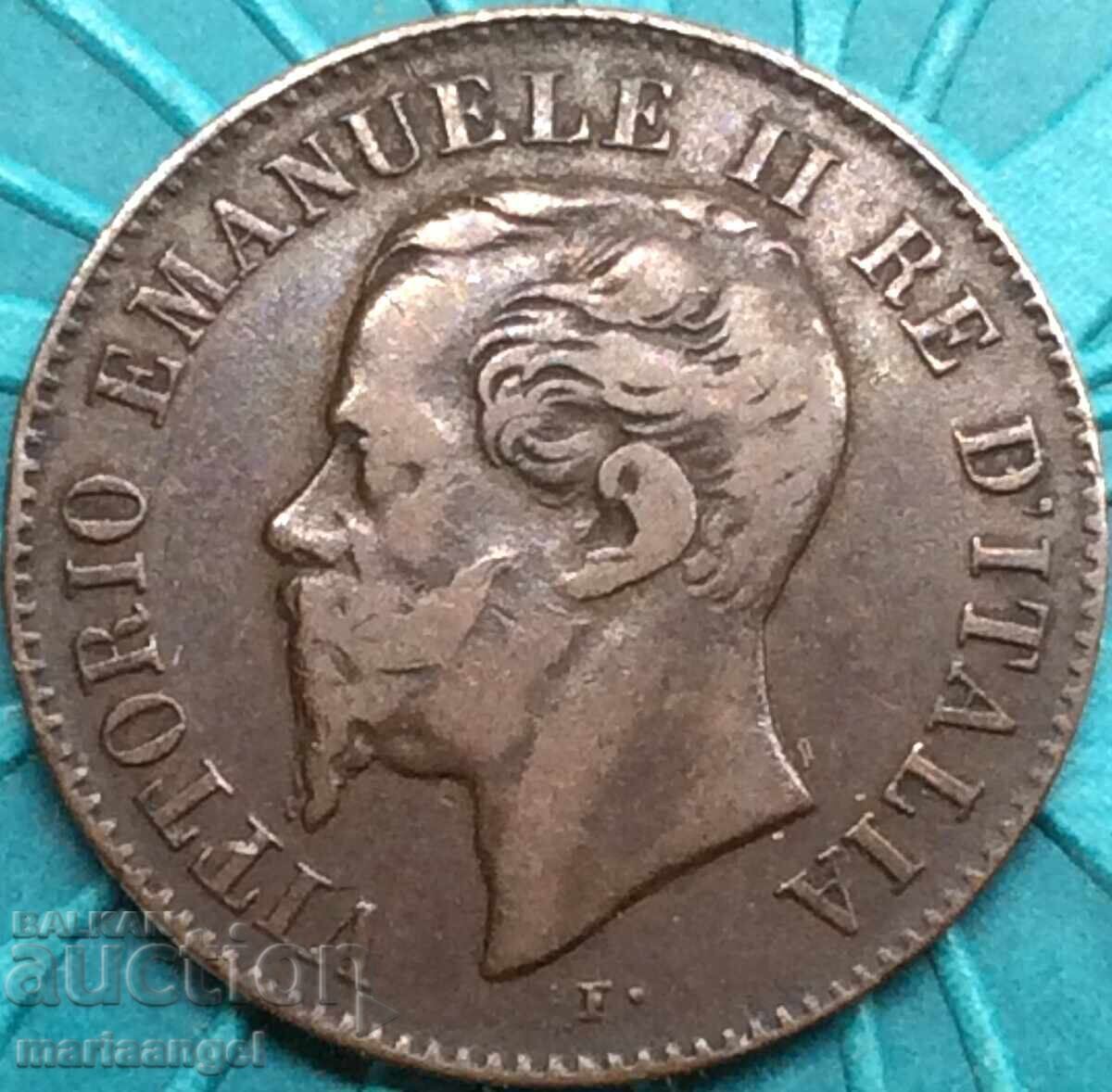 Παράδοση 2 centesimi 1867 M - Milan Italy centesimi