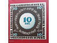 Τραπεζογραμμάτιο-Γερμανία-Σαξονία-Χάλε-10 πφένιγκ