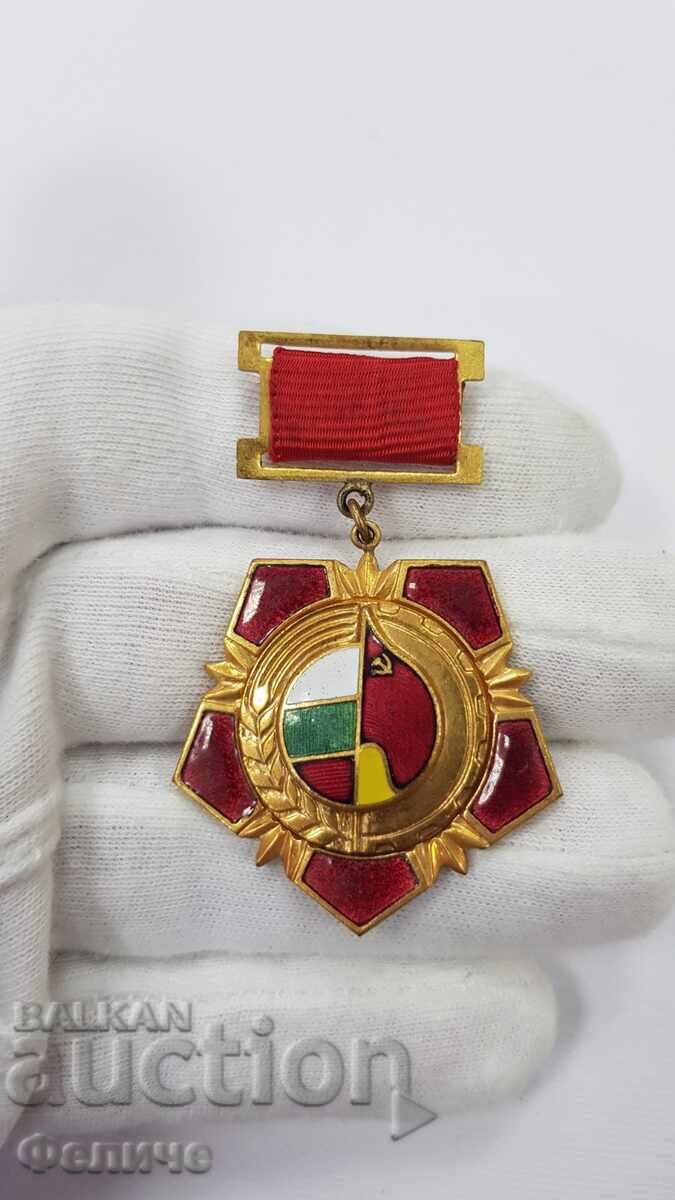 Аукцион Много рядък знак, значка Заслужил Деятел - Отечествен Фронт