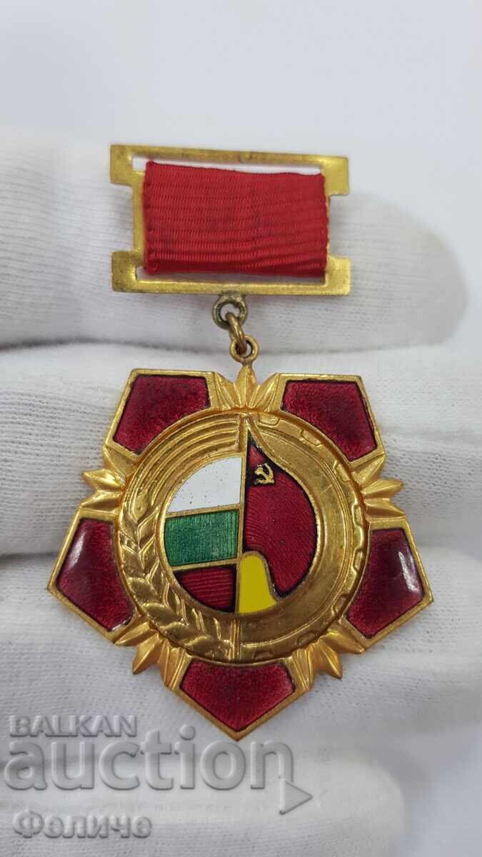Very rare badge, "Meritorious Activist" - Fatherland Front