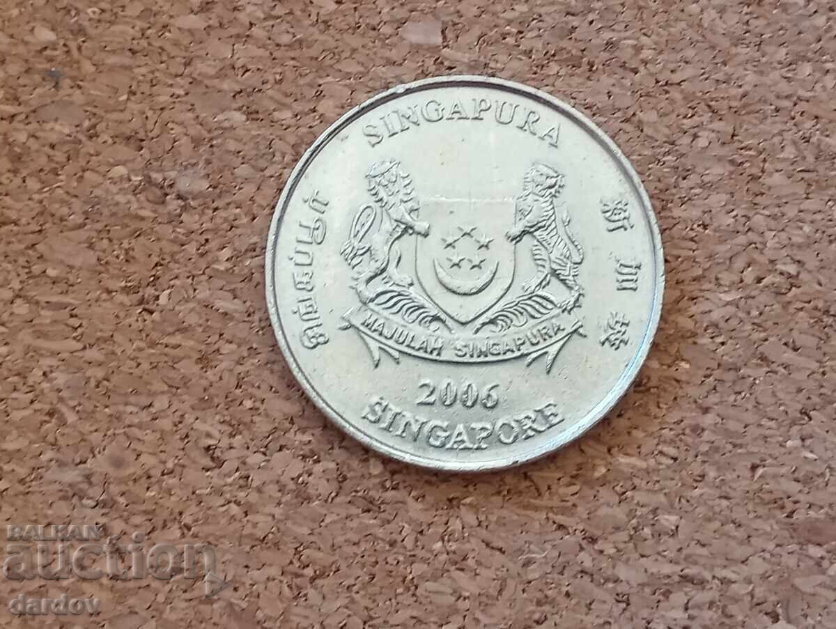Singapore 20 cenți 2006 cu preț € 0.30 | 0.59 BGN Singapore 20 cenți 2006 cu preț € 0.30 | 0.59 BGN