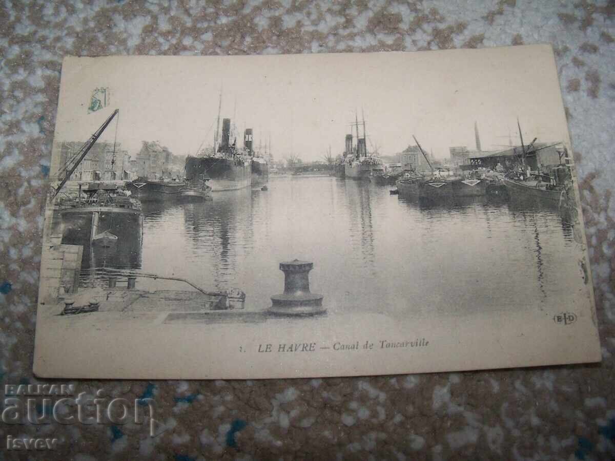 Licitație Veche carte poștală franceză cu vapoare din 1918