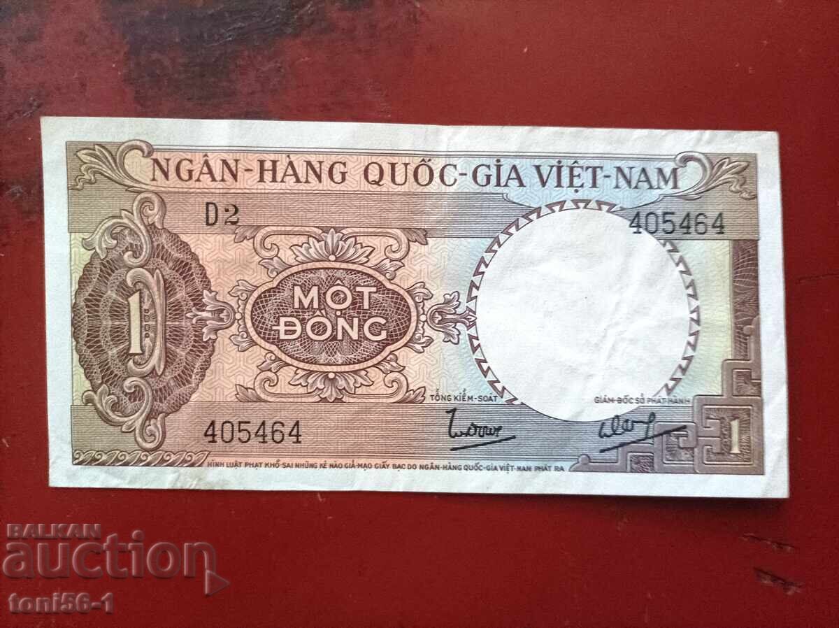 South Vietnam 1 Dong 1964 aUNC South Vietnam 1 Dong 1964 aUNC
