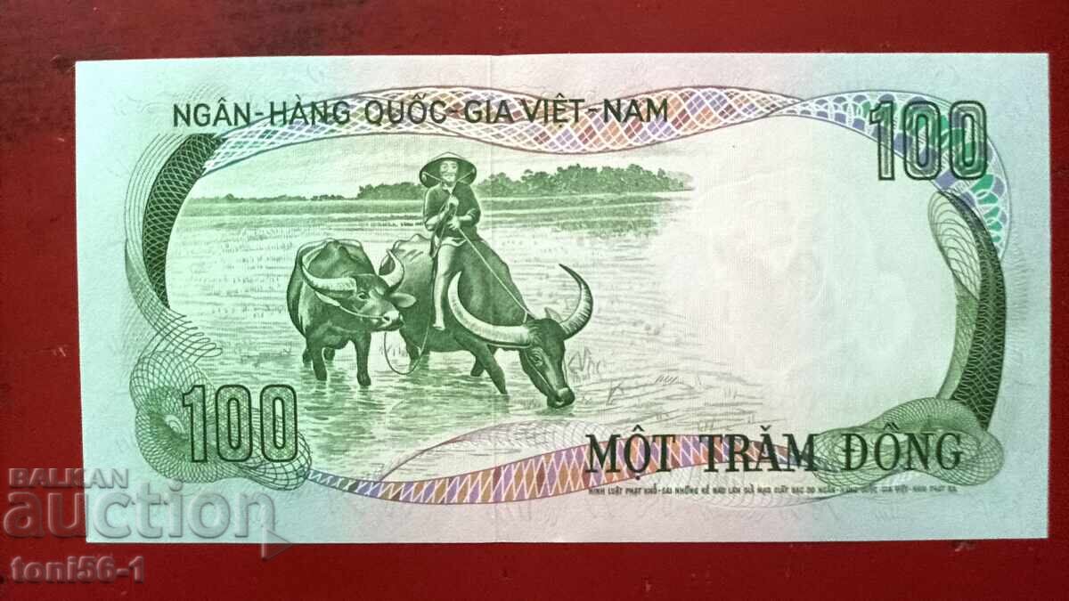 Южен Виетнам 100 донги 1974 UNC с цена 27.00 лв. | € 13.80 Южен Виетнам 100 донги 1974 UNC с цена 27.00 лв. | € 13.80