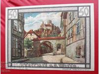 Τραπεζογραμμάτιο-Γερμανία-Θουριγγία-Τρέφουρτ-50 πφένιγκ 1921