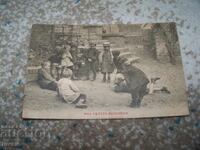 Παλιά γαλλική ταχυδρομική κάρτα παιχνίδι με μπίλιες 1905