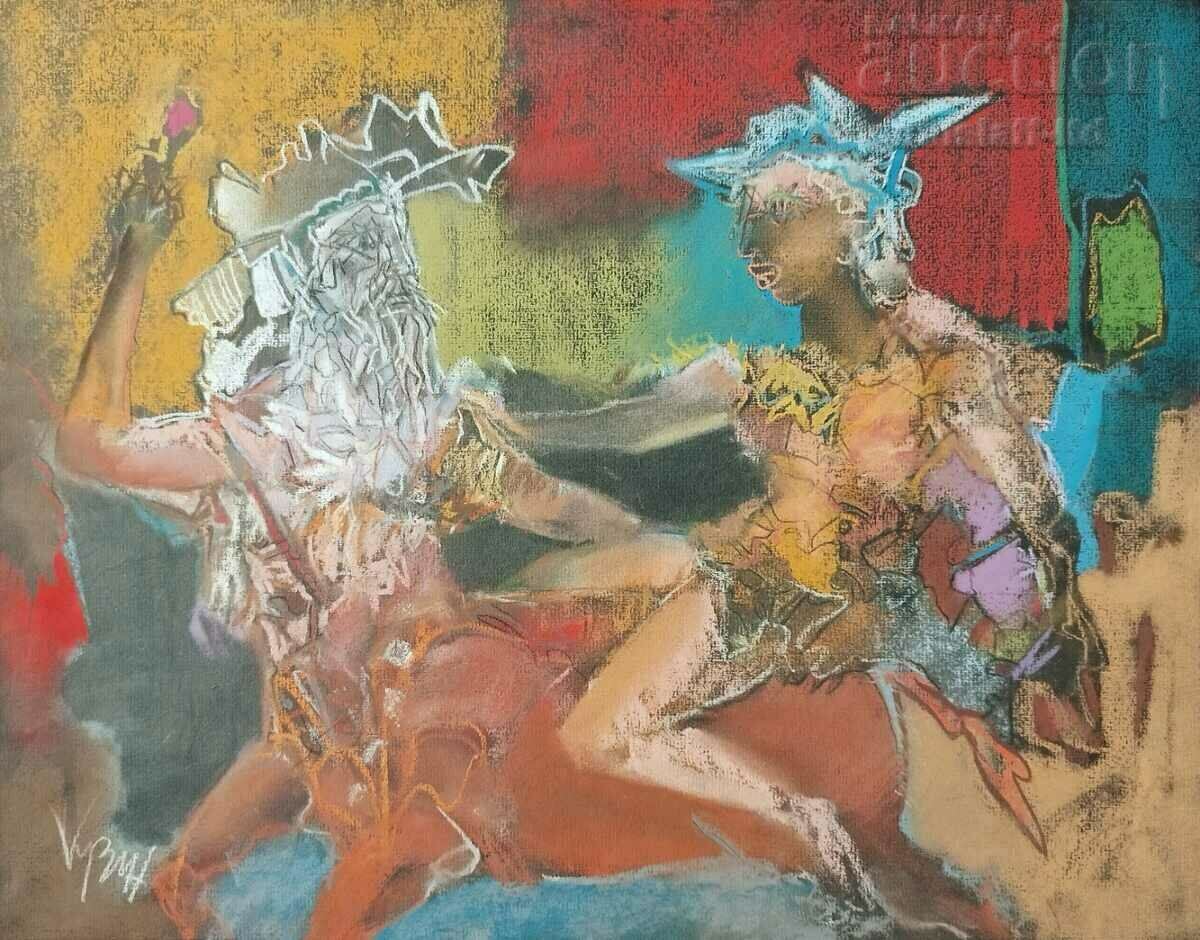 Delivery of Painting, without title, Prof. Evgeny Kuzmanov