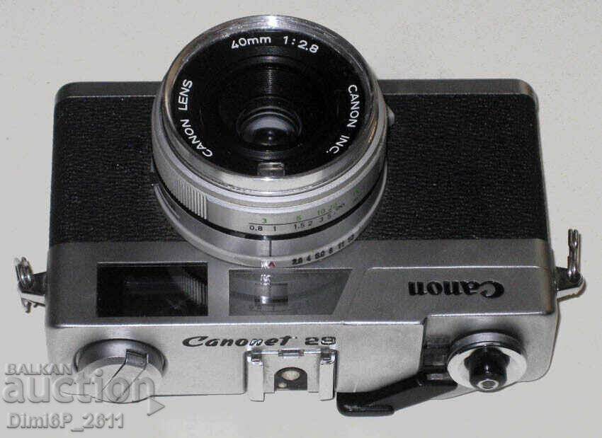 Delivery of Canon Canonet 28 camera with 2.8/40 mm lens - parts/repair Delivery of Canon Canonet 28 camera with 2.8/40 mm lens - parts/repair