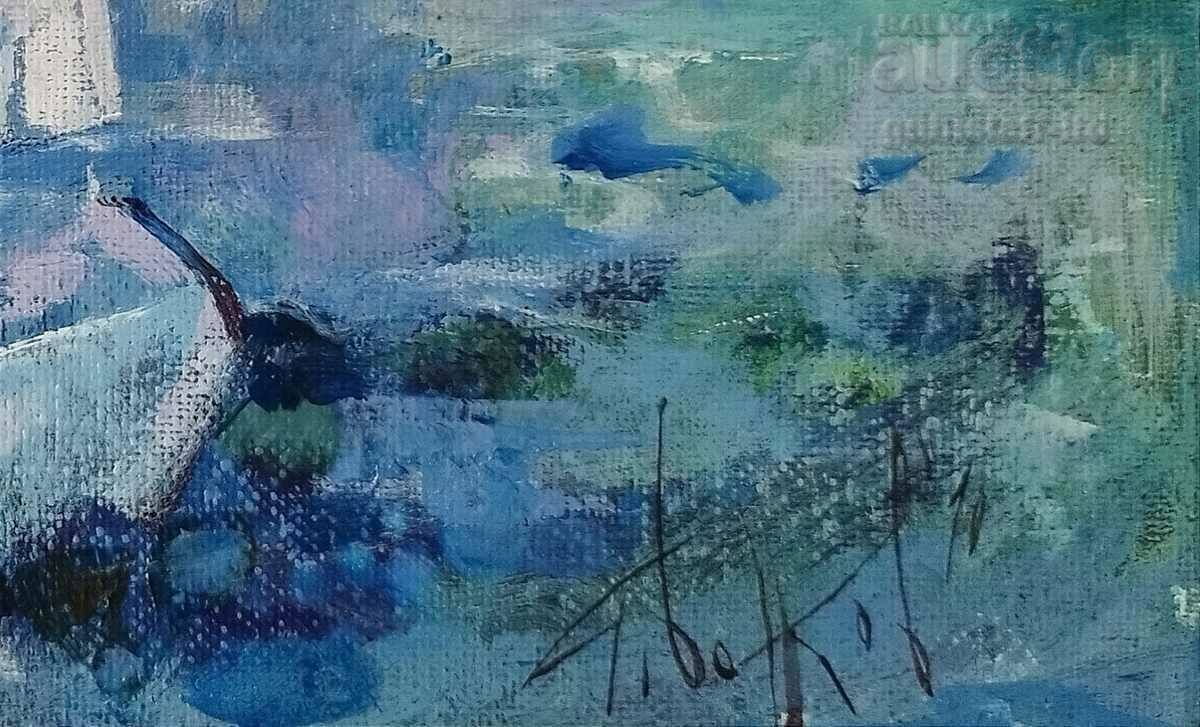 Painting "In the sea", art. Ilia Bankov, 2010 with price 150.00 BGN | € 76.69 Painting "In the sea", art. Ilia Bankov, 2010 with price 150.00 BGN | € 76.69