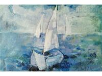 Painting "In the sea", art. Ilia Bankov, 2010