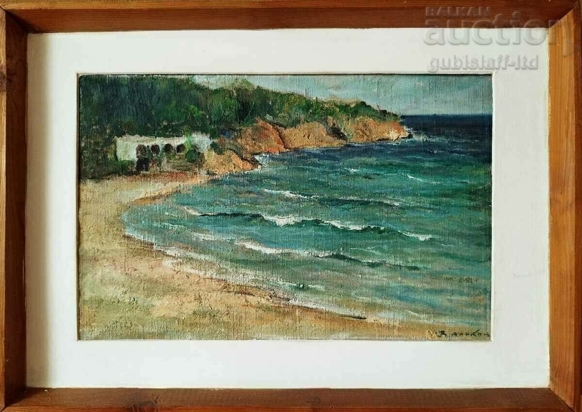 Picture, sea, landscape, art. V. Alekov