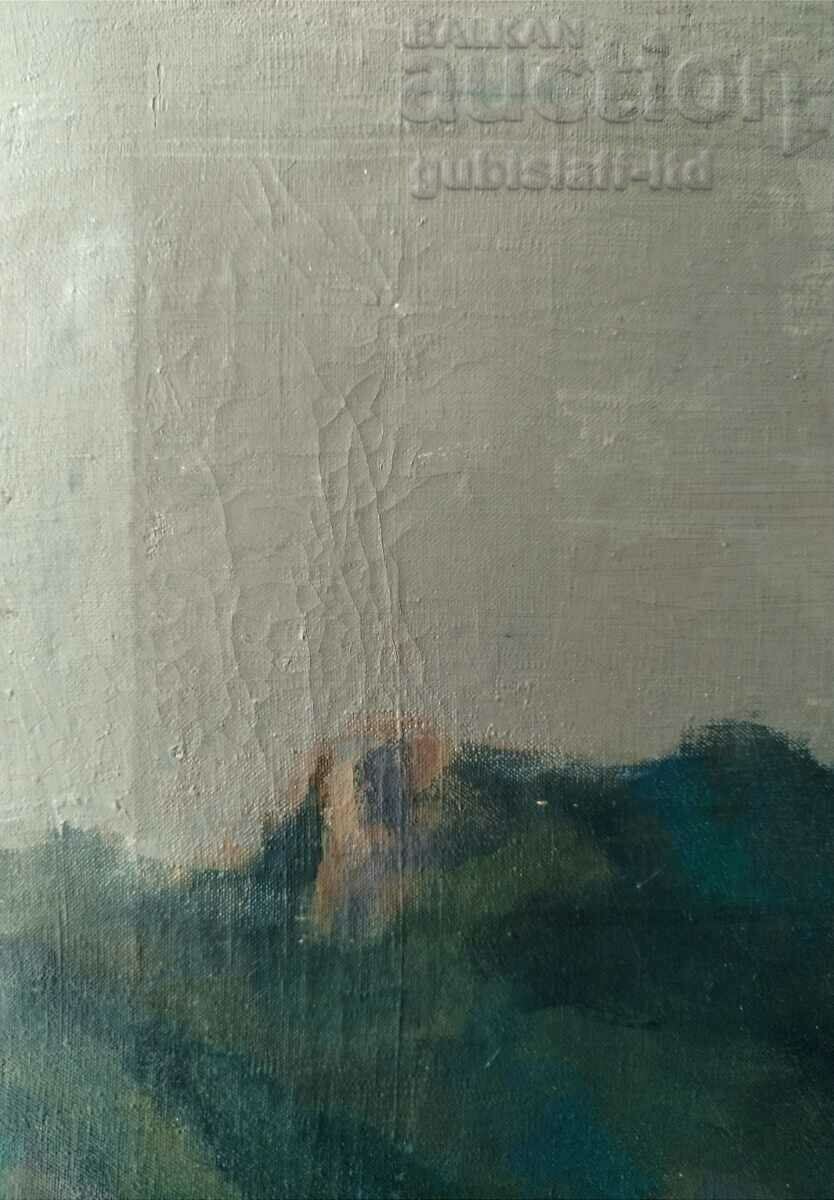 Аукцион Картина "Пейзаж от Смолян",1965 г., худ.П.Петков (1924-1976)