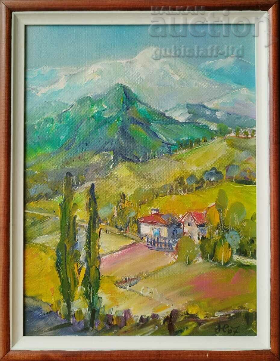 Πίνακας «Φθινόπωρο στο Βήδημα», τέχνη. Nencho Rusev, 2007 Πίνακας «Φθινόπωρο στο Βήδημα», τέχνη. Nencho Rusev, 2007