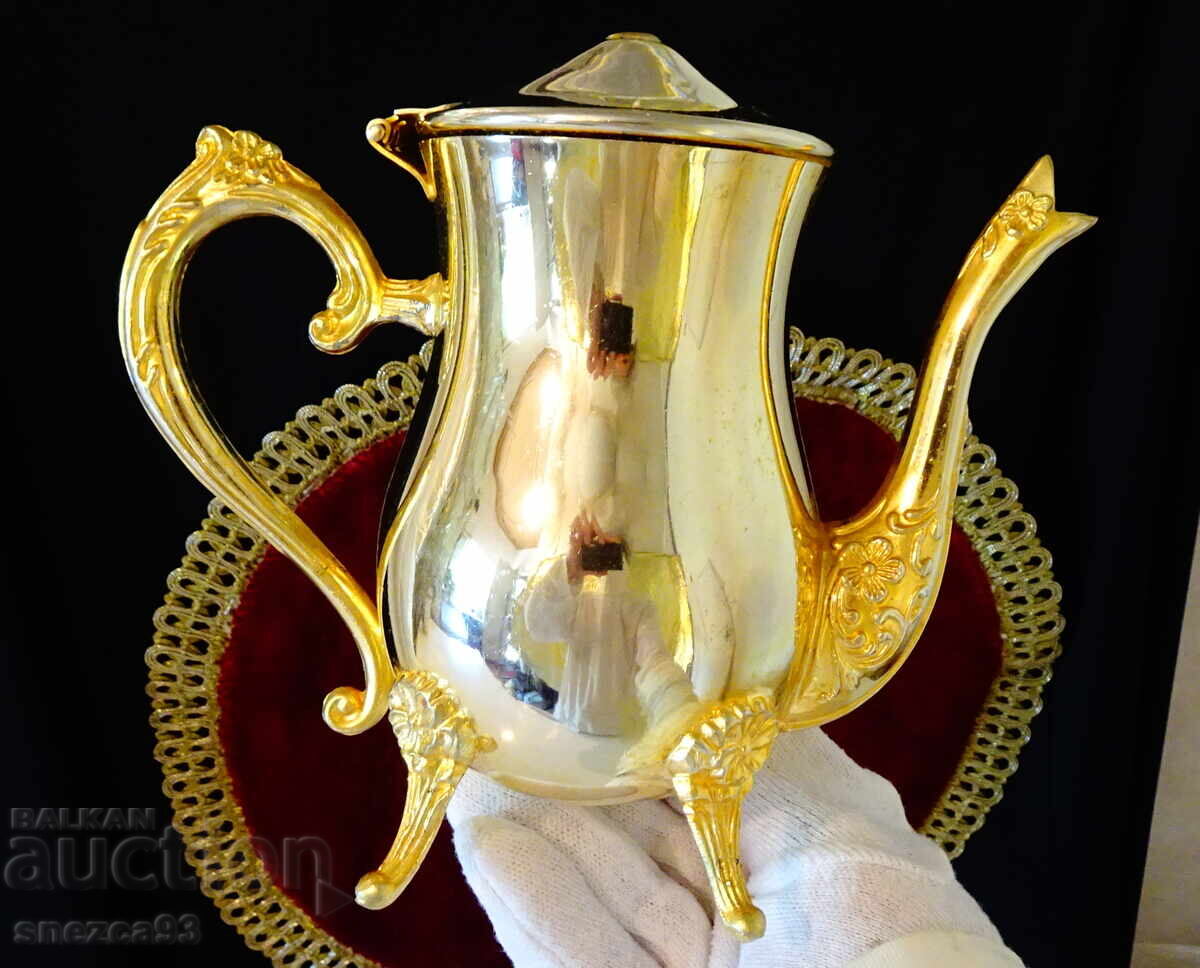 Бронзова кана,дебела позлата,барок. - 7