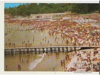 Картичка  България  Варна Плажът 3*