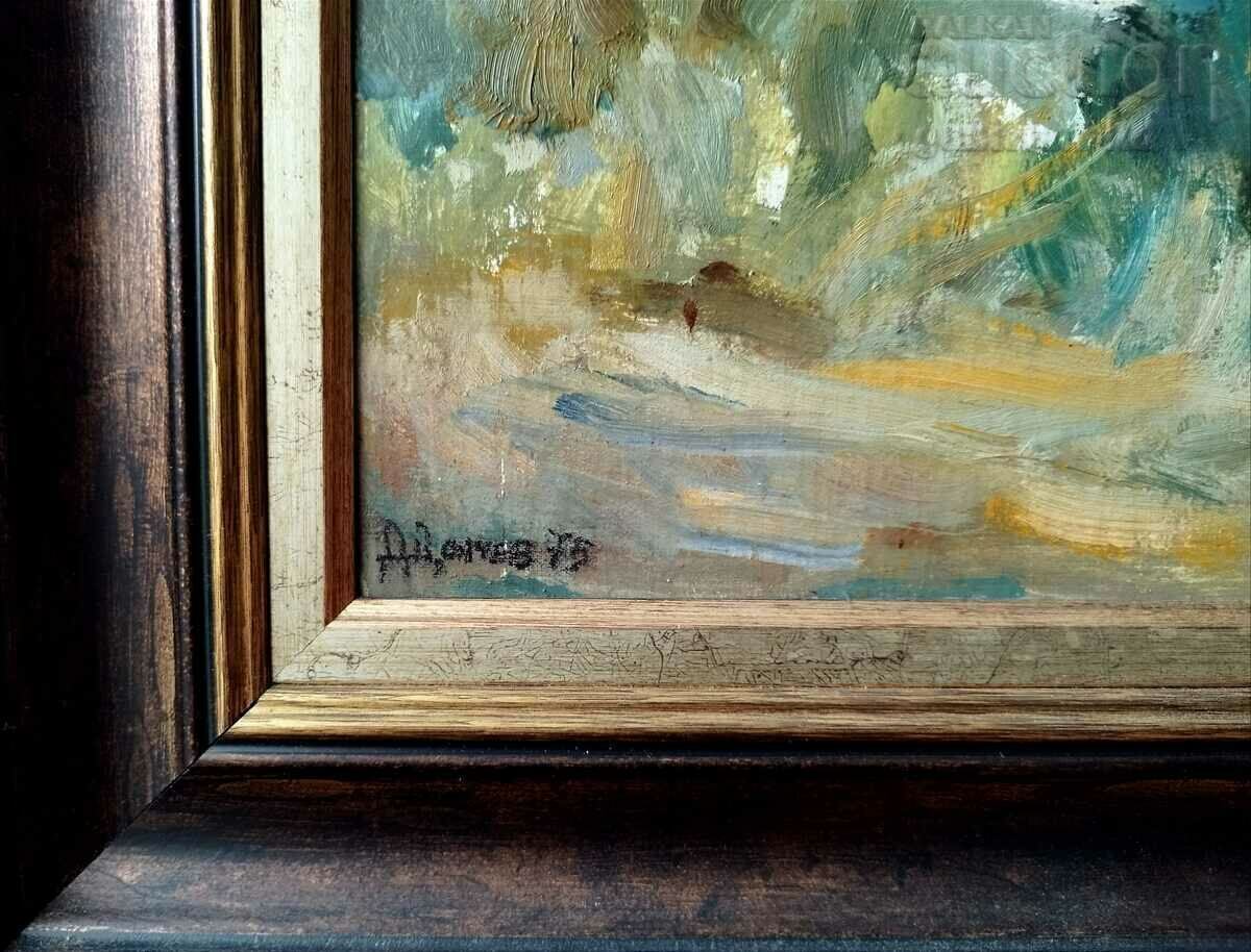 Auction  Painting "Balchik Coast", artist Dyonisiy Donchev, 1975