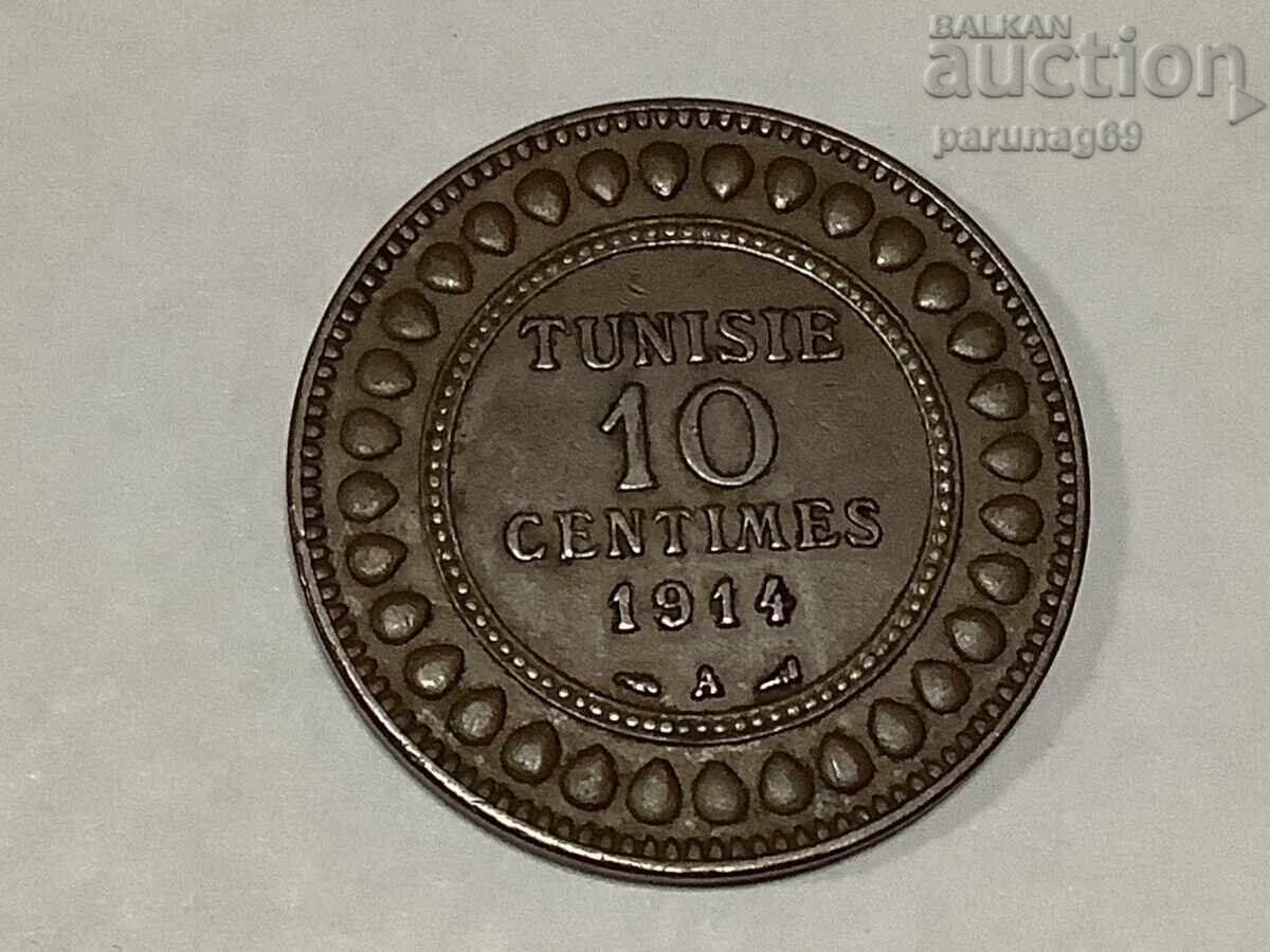 Тунис 10 сантима 1332 (1914) година Тунис 10 сантима 1332 (1914) година