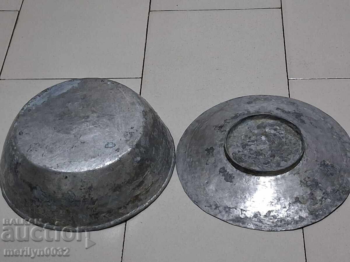 Oală de cupru cu capac vas de cupru cupru basan - 5