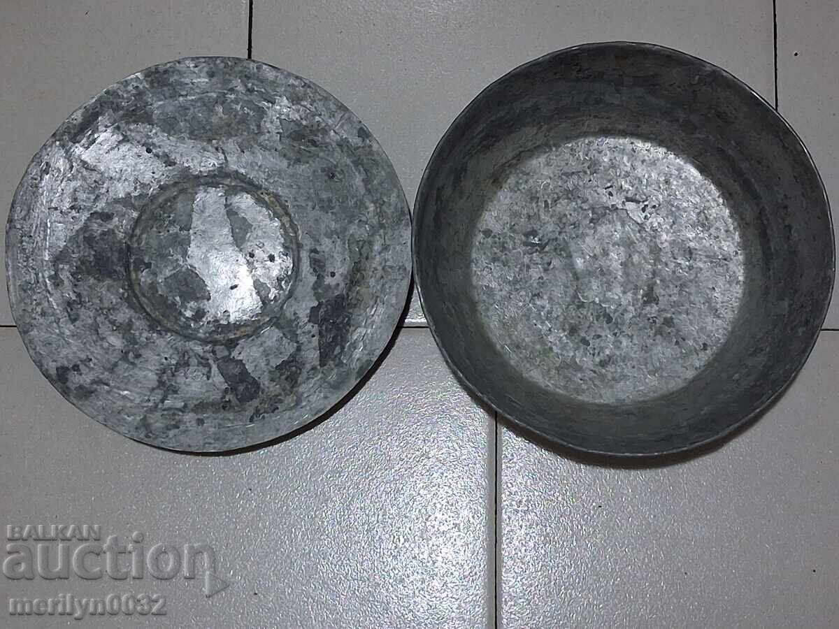 Oală de cupru cu capac vas de cupru cupru basan - 6