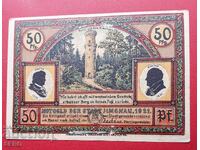 Bancnota-Germania-Thuringia-Ilmenau-50 pfennig 1921
