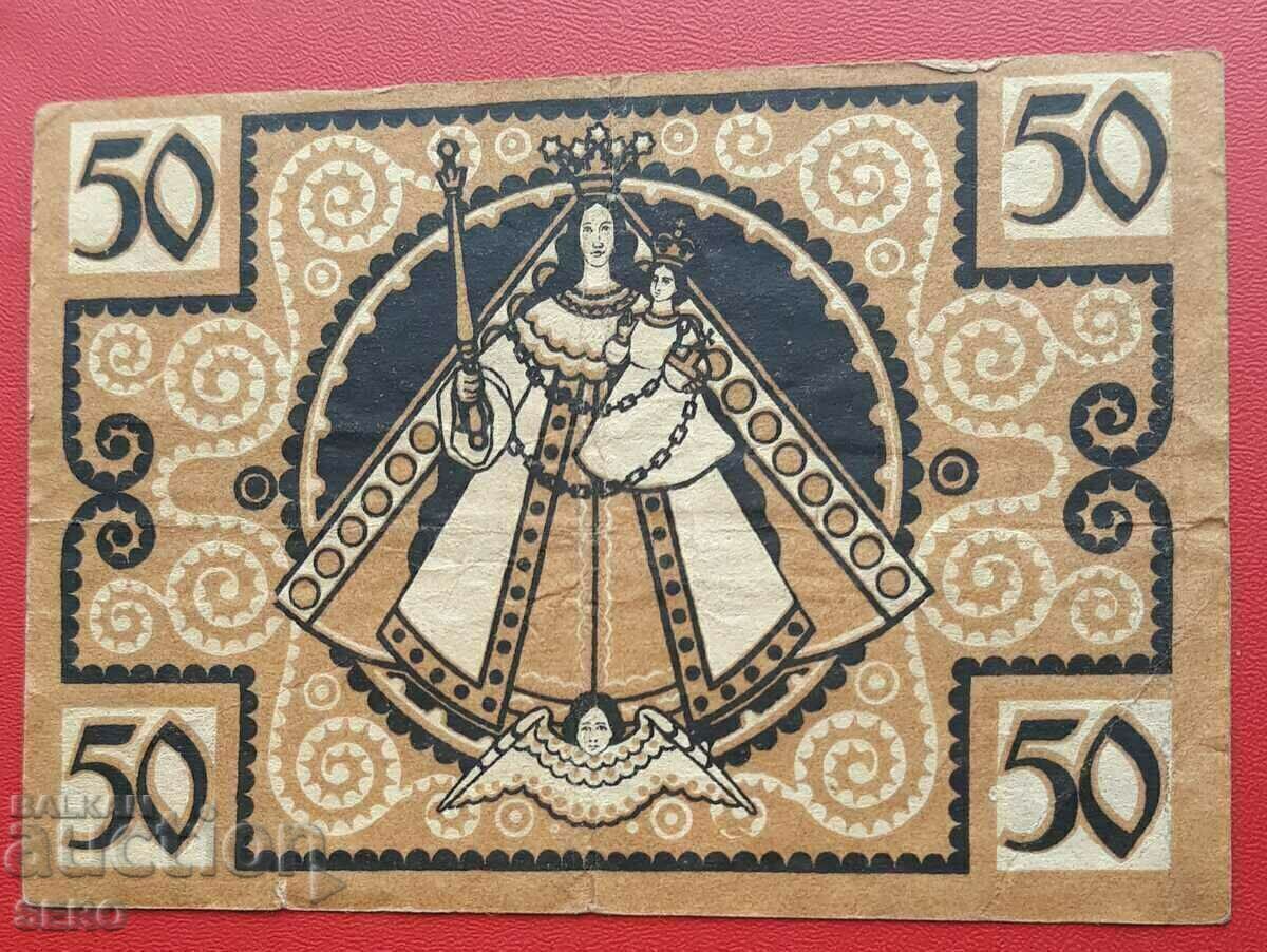 τραπεζογραμμάτιο-Γερμανία-S.Rhein-Westphalia-Kevelar-50 Pfennig 1921 με τιμή 1.20 BGN | € 0.61