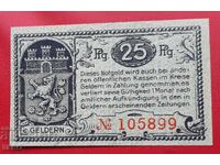 Banknote - Germany - North Rhine-Westphalia - Geldern - 25 Pfennig 1920