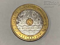 Γαλλία 20 φράγκα 1993 (Τριμεταλλικό)