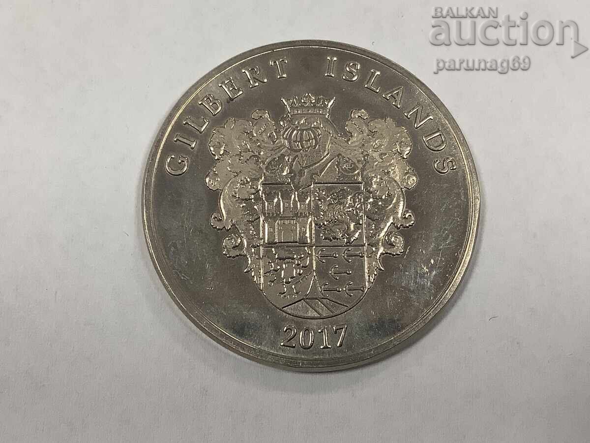Insulele Gilbert 1 dolar 2017 (Kiribati) cu preț € 5.00 | 9.78 BGN