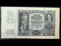 Polonia 20 zloți 1940 Pick 95