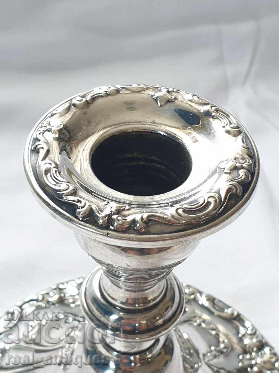 Livrarea Sfeșnic placat cu argint Livrarea Sfeșnic placat cu argint