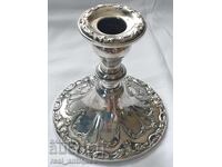 Посребрен свещник