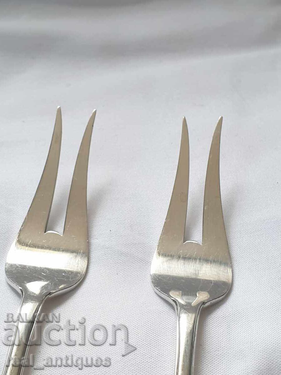 Δημοπρασία Ασημένια πιρούνια φρούτων