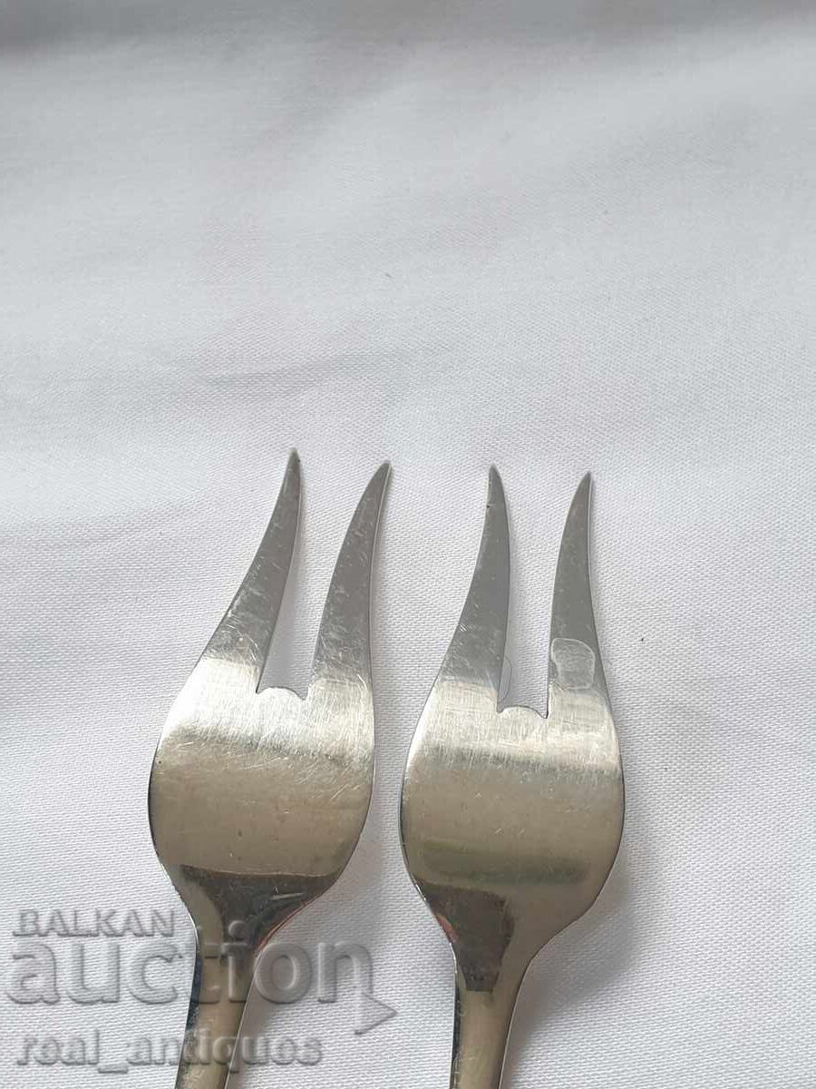 Ασημένια πιρούνια φρούτων - 5